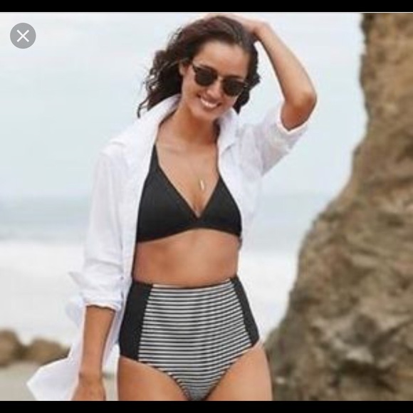 athleta high waisted bikini